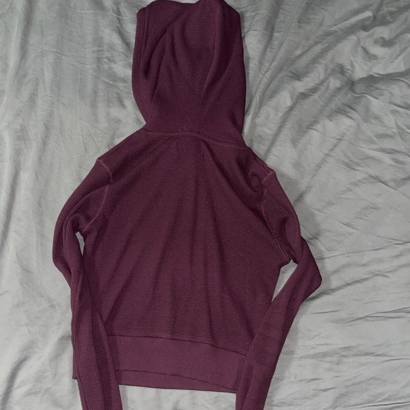 Cute Maroon Hoodie - Picture 3 of 3